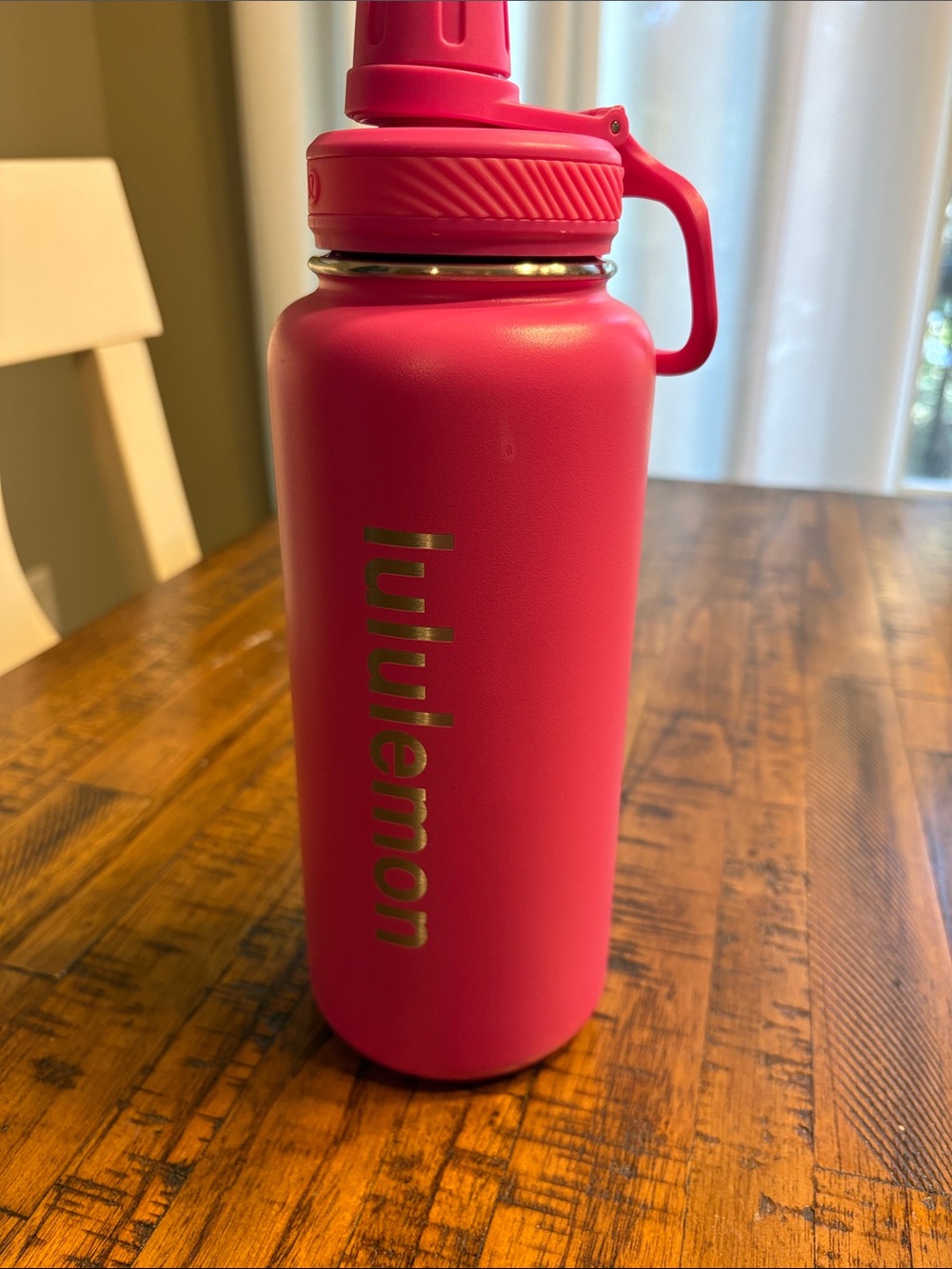 lululemon athletica Hot Pink Insulated Water Bottle